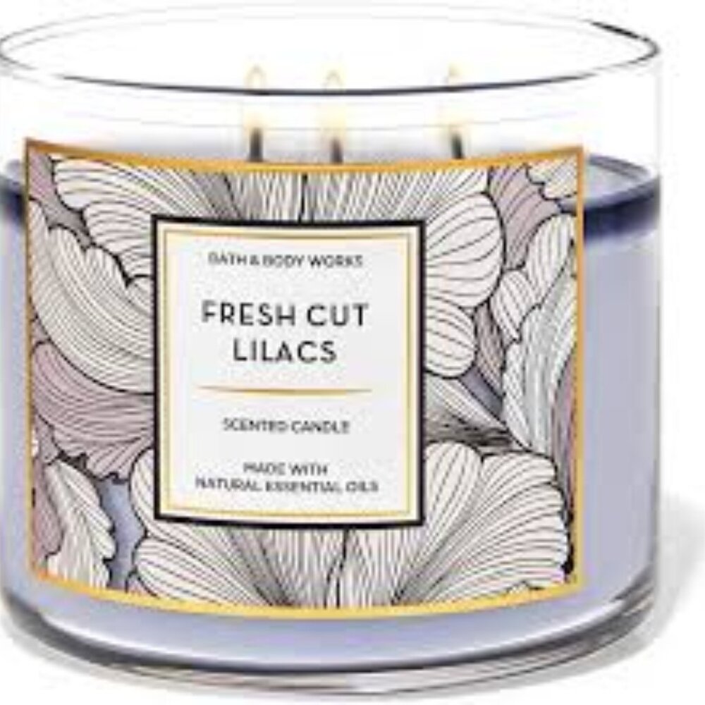 Bath & Body Works Fresh Cut lilacs candle